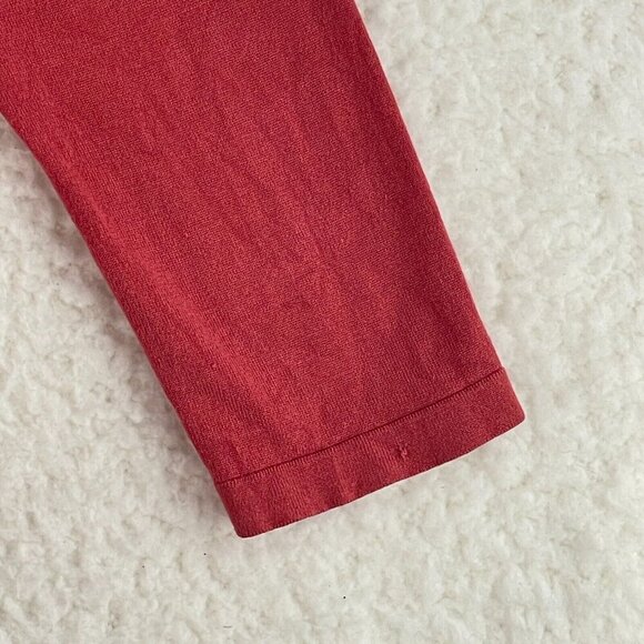 Ann Taylor LOFT Orange Long Sleeve Scoop Neck Shirt Womens Stretch‎ Size Large - Picture 6 of 15